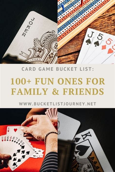 Card Game Bucket List: 100+ Fun Ones to Play with Family.